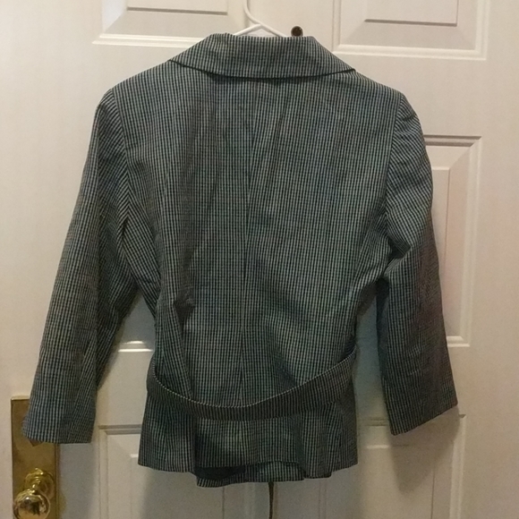 Dorothee Bis NWT women's size 10 blue multi blazer - Picture 3 of 3